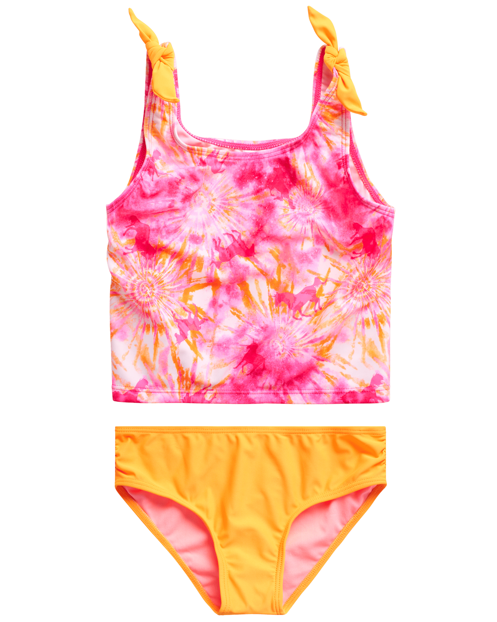 Limited Too Girls' Bathing Suit UPF 50+ 2Piece Tankini Bikini