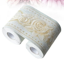 LABSERRON Wallpaper Border Self Adhesive 1Pcs 500 Cm X 4. Green For Bathroom