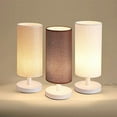 thumbnail image 5 of FSLiving Linen Tubular Brown Color Fixture Replacement Shades for Table Lamp Chandelier Pendant Light or Other Compatible Lamps - 1 Pack, 5 of 6