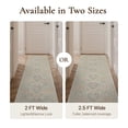 thumbnail image 4 of KUETH 2.5X10 Vintage Floral Runner Rug Machine Washable Rugs for Living Room, Non Slip Flat Pile Rug with Rubber Backing, Boho Rug for Entryway Hallway Kitchen and Corridor, 4 of 11