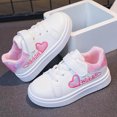 thumbnail image 7 of Dakaela 4-12YGirls Running Shoes Sweet Heart Pattern Soft Breathable Comfortable Casual Flat Fashion Sneakers with Hook and Loop, 7 of 7