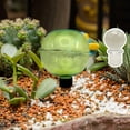 thumbnail image 5 of Yucurem 1 Pack Plant Watering Globes with Covers, 500ml Self Watering Planter Insert, Plastic Automatic Watering Planter Insert Top Fill for Indoor and Outdoor Plants (Green), 5 of 7