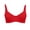 Red, variant on MVRLSH Sports Jelly Bras for Women Balconette Underwire Unlined Plus Size Smooth Neck Support Underwear Strapless Bra