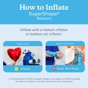 Anagram: Angel from Lilo & Stitch – Officially Licensed SuperShape Helium Foil Balloon – Happy Birthday Party Decorations for Boys & Girls, Arrives Uninflated, 27” H x 26” W Inflated Size