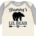 thumbnail image 4 of Inktastic Grammy Lil Bear Grandson Boys Long Sleeve Baby Bodysuit, 4 of 5