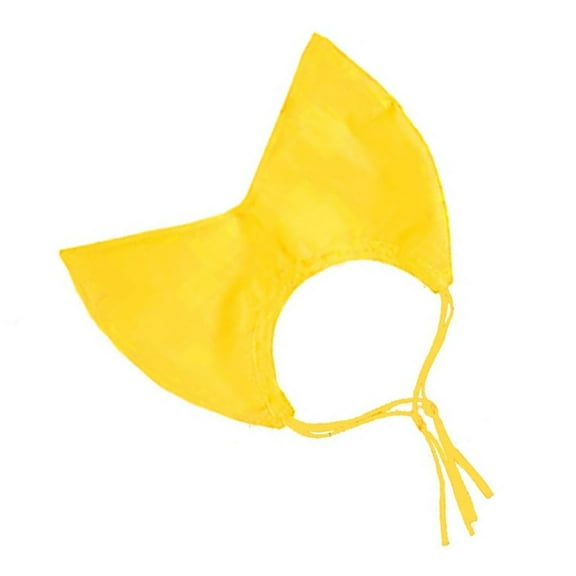 Acahhotxx bath hat, Waterproof Cats Bath Caps for Various Size Cats Use Comfortable Pet Ear Protective Shower Hat for Home and Pet Salon - Yellow