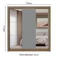 thumbnail image 3 of Ropero Closet Madesa 3 Puertas 2 Espejos MG, 3 of 5