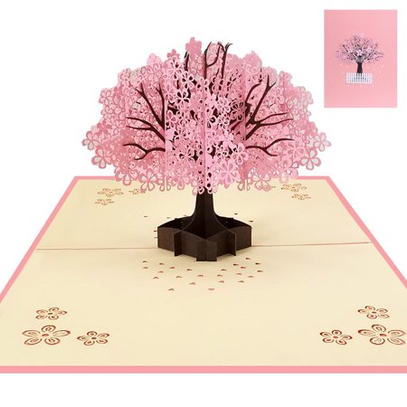 Couple Sakura Couple 3d Stereo Carte De Voeux A La Main Diy Laser Papier Sculpteur Carving Cadeau D Anniversaire Confession Carte De Voeux Walmart Canada