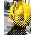 thumbnail image 1 of Camisas de moda de lujo para hombre, camisas casuales de un solo pecho, blusa de manga larga con relámpago nocturno, camisa hawaiana para hombre, talla grande 6XL, 1 of 6