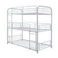 thumbnail image 2 of Miekor Furniture Cairo White Finish Triple Full Bunk Bed 36607, 2 of 5