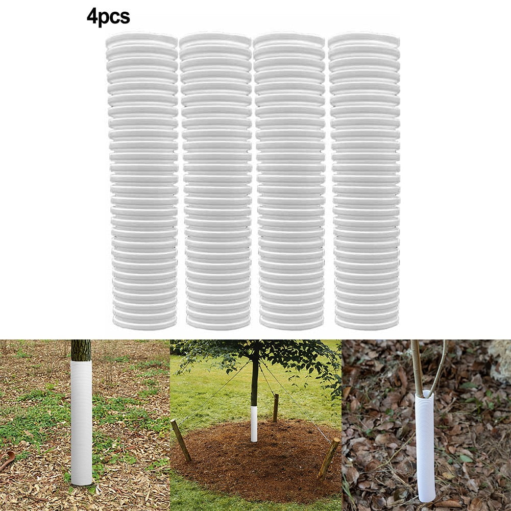 Fule 4 Pcs Tree Trunk Protectors, Tree Bark Protectors to Protect Young