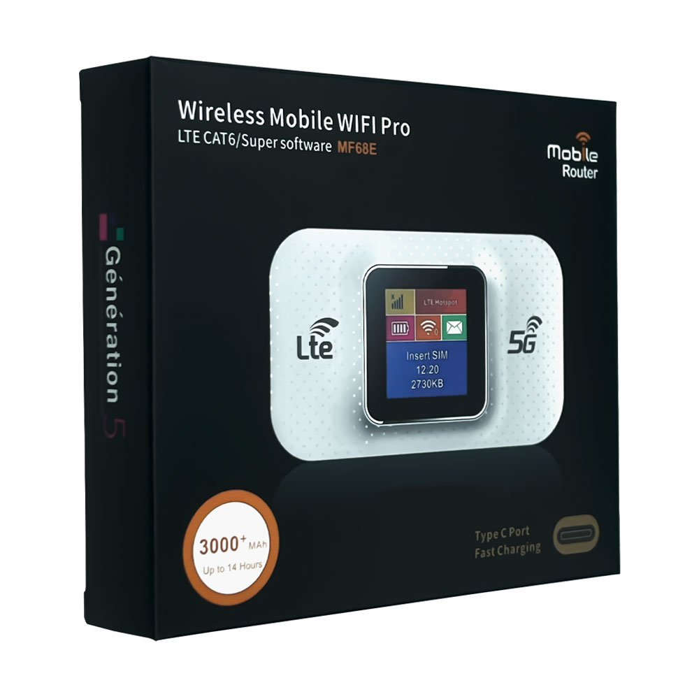 Portable Travel WiFi Router with Unlimited Satellite Internet & High Speed