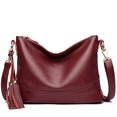 thumbnail image 2 of Bolso de hombro de piel auténtica para mujer, bolsos de mano de marca de lujo, bolsos cruzados para mujer, bolsos de mano y carteras de marcas famosas para mujer, 2 of 5