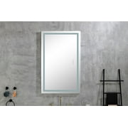40x24 LED Bathroom Mirror with Anti-Fog & Dimmable Lighting, Smart Vanity Lighted Wall Mirror for Home Use – Adjustable Warm/Natural/White Light, Horizontal/Vertical Mount