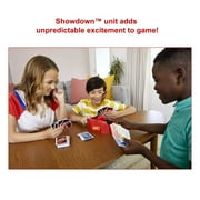 UNO Showdown Card Game for Game Night with Electronic Card Launcher Featuring Lights & Sounds