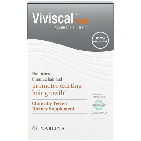 Viviscal Man Hair Growth Supplement, 60 Tablets (Best Vitamin Tablets For Hair Growth In India)