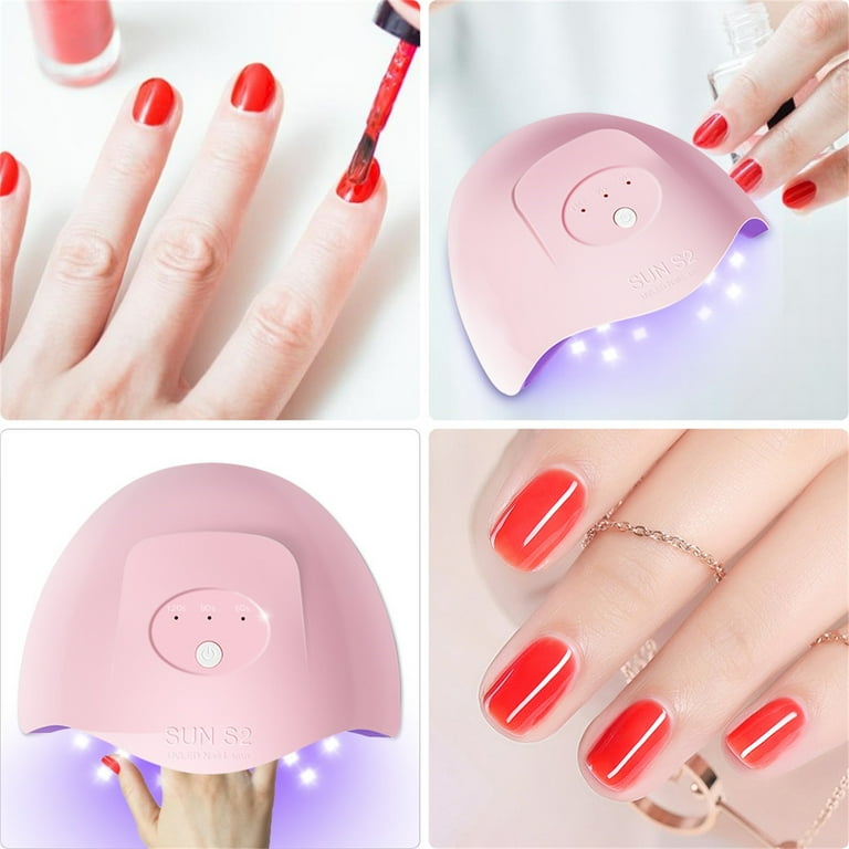 YiFudd Fan Nail Gel Curing Lamp Light Nail Gel Polish Dryer Nail Art Machine  