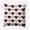 Magenta, variant on 20"x20" Simply Daisy Valentines Alternating Hearts Poly Accent Pillow, Teal Qty 1