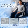 thumbnail image 5 of Keyroal Portable Airplane Seat Cushion | Cool Gel Seat Cushion with Foldable Design & Breathable Fabric, 5 of 9