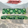 thumbnail image 3 of FKELYI St.Patrick's Day UTV Seat Cover Dustproof Powersports Seats Covers Green Clover Leaf Print Mule Bench Seat Cover Compatible with Mule SX 2017-2023, 3 of 7