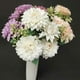 thumbnail image 4 of Ramo de flores artificiales Bewildely de dalia camafeo marrón, 4 of 6