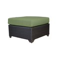 thumbnail image 4 of TKC Barbados Patio Wicker Ottoman in Cilantro, 4 of 6