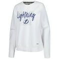 thumbnail image 2 of Women's MSX by Michael Strahan White Tampa Bay Lightning Millie Raglan Pullover Sweatshirt, 2 of 3