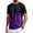Dark Purple, variant on Mens Short Sleeve T-Shirts Casual Palm Graphic Gradient Printed Tee Crewneck Summer Beach Hawaiian Vintage Shirts Red M