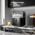 thumbnail image 4 of FREE VILLAGE Nugget Ice Makers Countertop,Portable Ice Maker Machine with Self-Cleaning,35lbs/24H,Crushed Ice Machine with Handle & Scoop for Home,Kitchen,Office and Camping - Black, 4 of 9