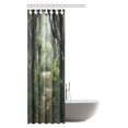 thumbnail image 2 of MYPOP Path to the Fairy Tale Mysterious Castle in Fantasy Forest Landscape Fabric Bathroom Shower Curtain Set with Hooks, 36 X 72 Inches, 2 of 3