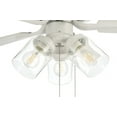 thumbnail image 6 of OP104W5 Craftmade Lighting Outdoor Pro Plus - 5 Blade Ceiling Fan with Light Kit-20.64 Inches Tall and 52 Inches Wide-White Finish, 6 of 12