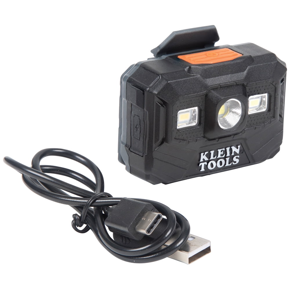 Klein Tools 56062 Rechargeable Headlamp and Worklight, 300 Lumens All
