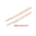 thumbnail image 3 of INSPIRE CHIC Flat Shoe Laces Strings Colorful Polka Dots Shoelaces 1 Pair Pink Apricot 80cm/31.5'', 3 of 4