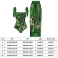 thumbnail image 3 of Traje de baño de playa Mujer con cordones y vestido para deportes acuáticos (M) Verde 2 piezas DQrwqpou Para Estrenar, 3 of 3