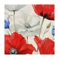 thumbnail image 4 of BANET Blue Red Spring Floral Outdoor Tablecloth - Square Dining Table Cover, Watercolor Botanical Waterproof Outdoor Table Cloth white, 4 of 8