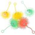 thumbnail image 3 of Glowing Spiky Hedgehog Dimple Fidget Toy - Set of 5, 12cm - Squeezy & Inflatable Anti-stress Ball, 3 of 5