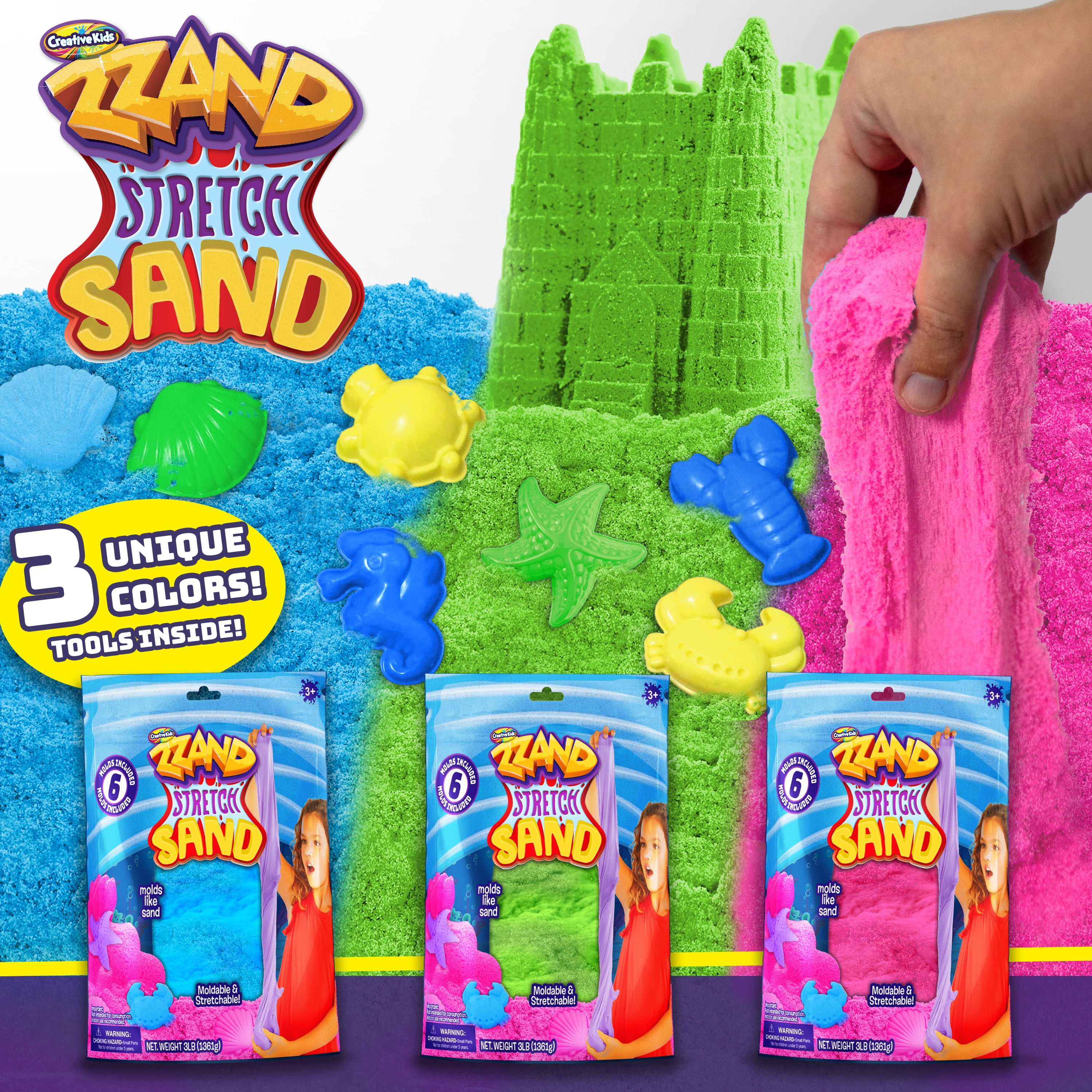 Creative Kids Zzand Stretch Sand Sand Kit - Purple — MoJoy Studio