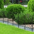 thumbnail image 7 of 10 Pack Decorative Garden Fence, Total 10ft(L) x 24in(H) No Dig Animal Barrier Border, Rustproof Metal Wire Section Edging Defence Fencing Panel, 7 of 7
