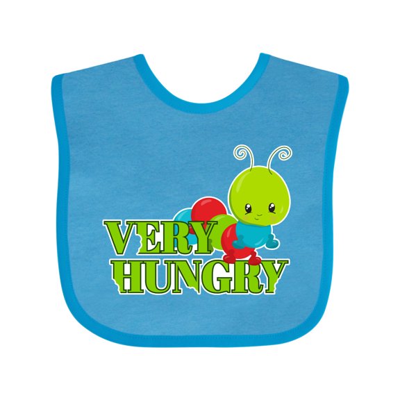 Inktastic Very Hungry Boys or Girls Baby Bib