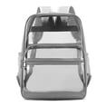 thumbnail image 2 of Fgnfyis Cute Clear Backpack Privacy Student Bookbag Large Capacity Eco Friendly Boys and Girls Backpacks for School Grey, 2 of 9
