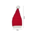 thumbnail image 3 of Christmas Hat under $5! kkbbma Knitted Christmas Santa Hat, Stretchy Holiday Beanie, Festive Xmas Stocking Cap, Red White Crochet Hat for AdultsKids, Christmas Party Accessories, 3 of 9