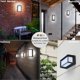 thumbnail image 2 of Lámpara de pared moderna para exteriores, lámparas LED IP65, lámpara de pared ascendente impermeable, porche, terraza, jardín, paso, escaleras, blanco frío, 2 of 5