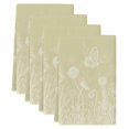 thumbnail image 2 of Brown Wildflowers Kitchen Towels Set of 4, Modern Floral Butterfly Plant Absorbent Dish Towels for Kitchen, Microfiber Hand Towel, Quick Drying Tea Towel for Cleaning Decorative Dishcloths, 2 of 7