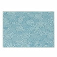 thumbnail image 1 of Blue and White Cutting Board, Abstract Swirls Ocean Sea Inspired Pattern in Modern Hand Drawn Style, Decorative Tempered Glass Cutting and Serving Board, Small Size, Blue and White, by Ambesonne, 1 of 1