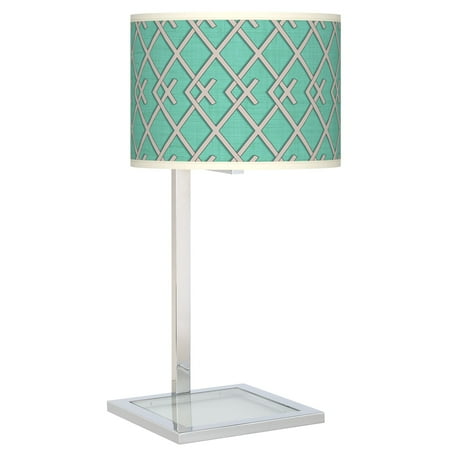 Crossing Lamp - Giclee Gallery Crossings Glass Inset Table Lamp