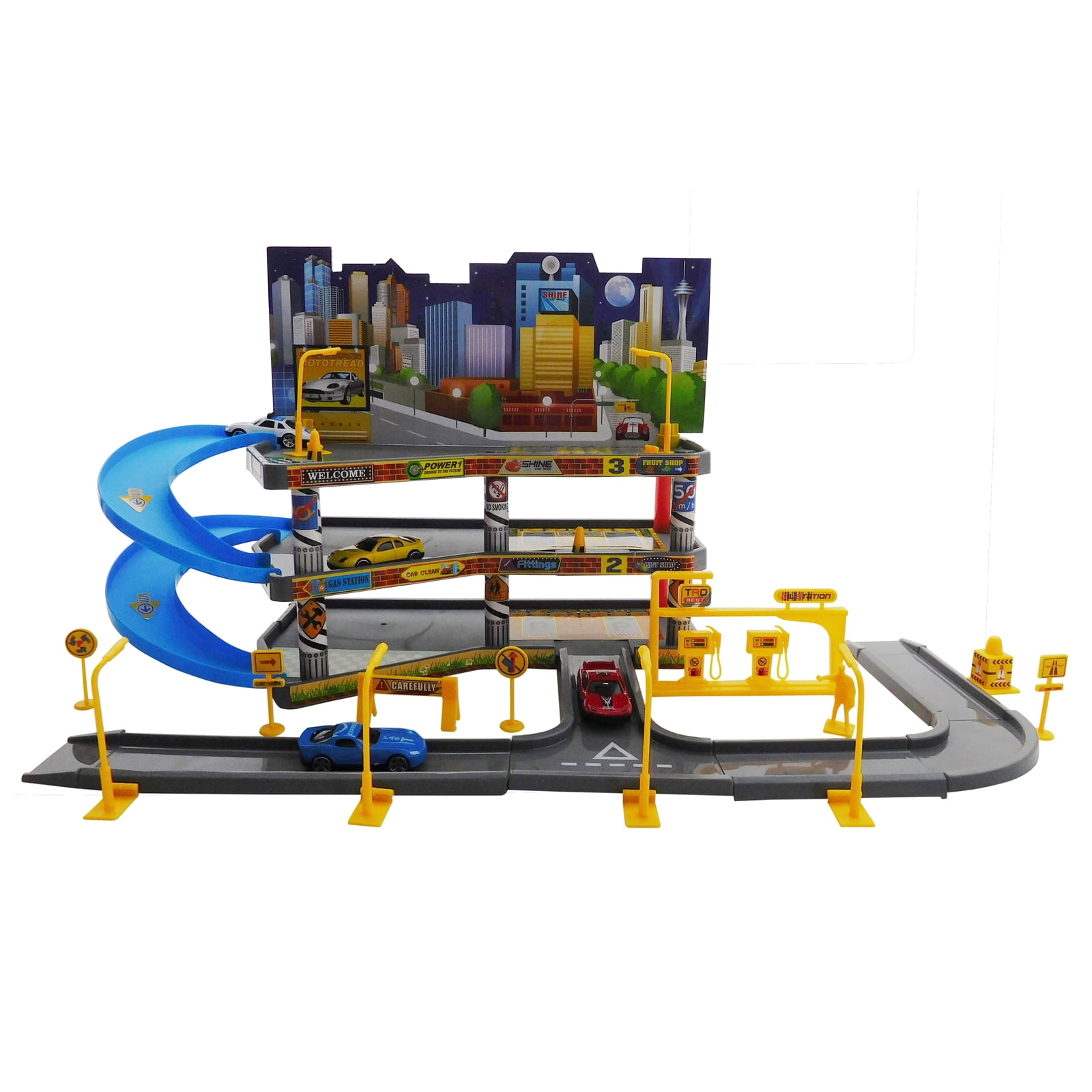 toy gas station garage