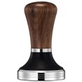 thumbnail image 1 of Pilon à Café 51Mm Marteau à Poudre Poignée en Noyer Distributeur de Café et Espresso, 1 of 5
