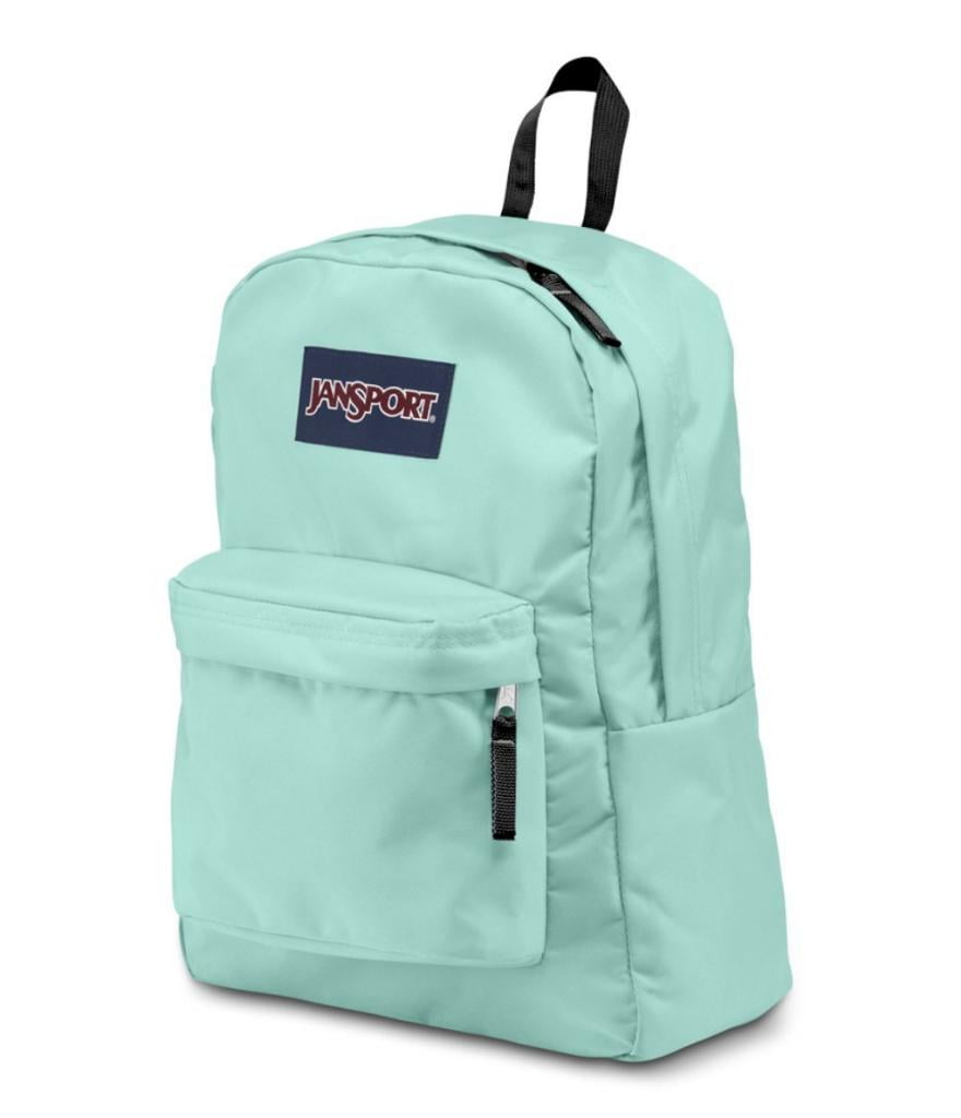 jansport superbreak aqua dash