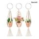 thumbnail image 5 of Naiovety Colgadores de plantas de macramé, 3 piezas, bolsa de red, estilo Simple, adorno para el hogar, maceta para el hogar, cesta, soporte Jardín y Patio, 5 of 6