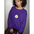 thumbnail image 2 of Give This World Good Energy Sweatshirt Women -Image by Shutterstock, Female 4X-Large, 2 of 4